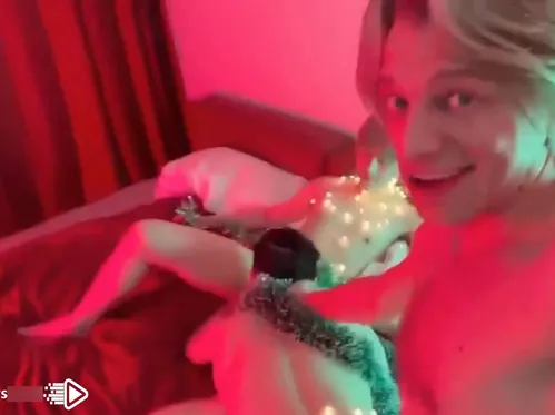 Leo Louis pounds his two twink subs over the holidays