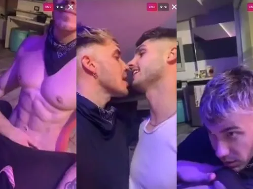 Horny drunk couple goes live on IG after a night out