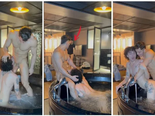 Berk_can34 – a hard and public fucking in the gym hot tub