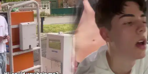 I picked up a twink at the gas station and fucked him in the car