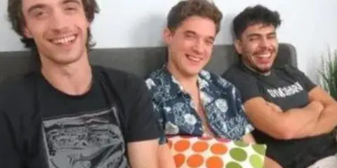Andy Takes Two Cocks and Gets Double Penetrated – Ricky Bobby, Andy Adler, Bruce Garcia