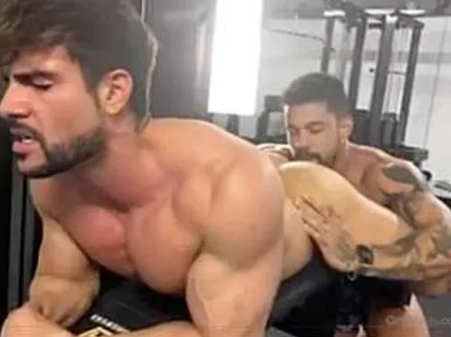 Gym Bros – Alejo Ospina and Mario Hervas – Blowjobs and rimming