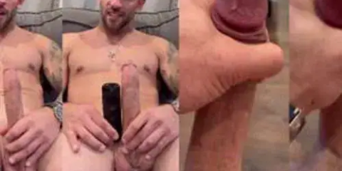 Squirrel Daddy (Mark Longo) jerks off and cums