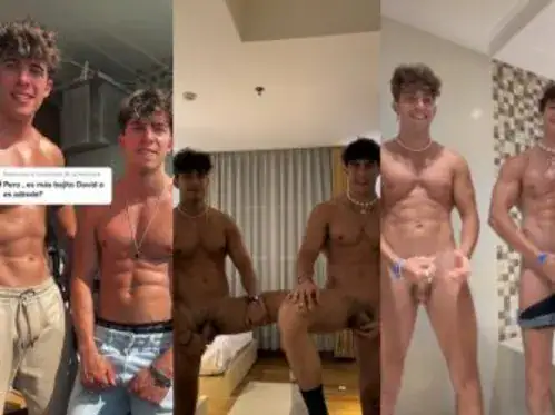 Sergio Mengual and David Mengual jerk together