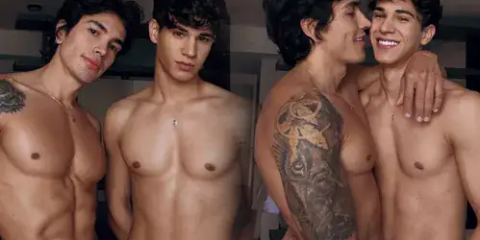 Sexy fucker Alejandro Pino (hotalex6) bottoms for stunning young stud Angel Dario Garcia (Alann23)