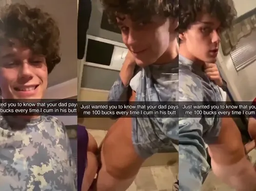 Twink records himself fucking his sugar daddy