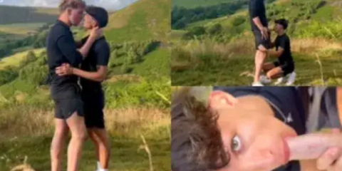 Chasexparkerr sucks Axel65xxx in a field