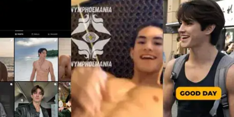 Tiktoker Model “Alec G” jerks off