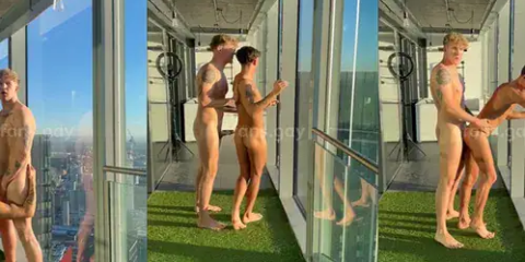 ChasexParkerr – This super hot stud fucks me hard over the balcony