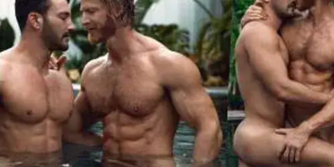 MattOffTheTrail and Lior Idelson fuck in the pool