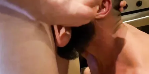 HardTomXXX, Andy Lee, and Halif Faruk – blowjobs in the ktichen