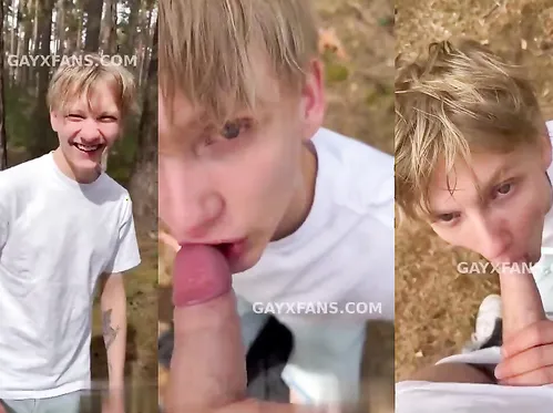 Sucking Two Cocks In The Woods – VikFyre, OnlyCedric, Louis Liveli