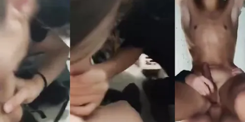 Skater twink sucks a cock before taking it up his ass