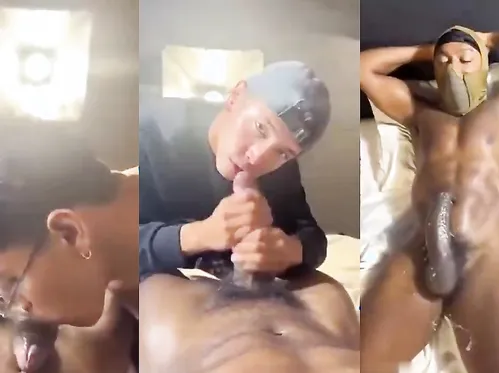 Latin guys suck a monster cock together