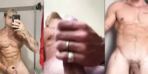 Heyitssimon shows off his body and jerks off – a compilation