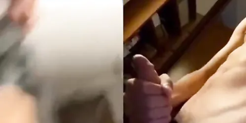Cute tiktoker (Zeneli Arber) jerks off