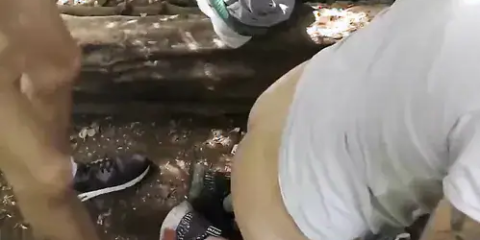 Irish Boy Fucked and Creamed By Two British Lads In The Woods – The Hung Young Brits