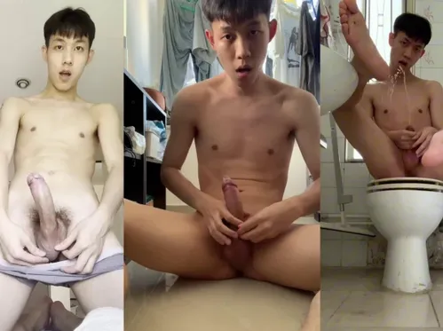 【直男solo】薄肌可愛奶狗衛生間自娛自樂