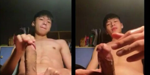 台湾大屌小帅哥飞机撸射 BIG DICK TAIWANESE HANDSOME BOY